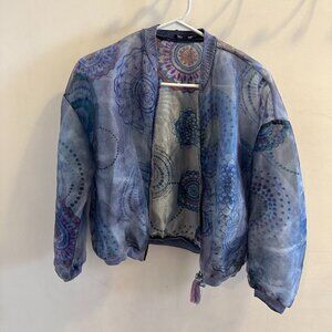 Women's Giorgio Armani Colorful Crop Jacket - Size 42